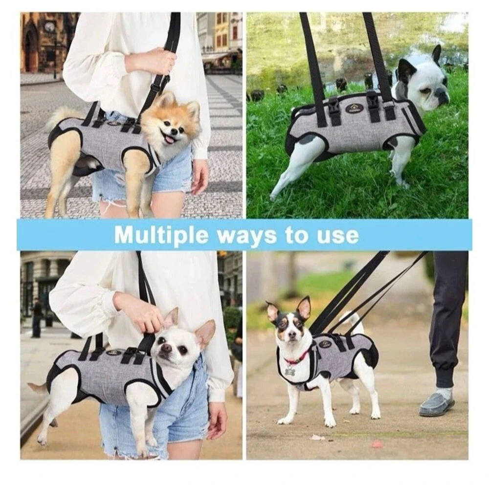 Ownpets Dog Sling Harness, Outdoor Sling Bag for Spine Protection, SZ Med